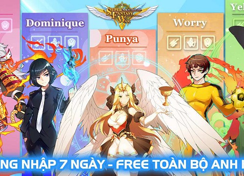 Game4V Tặng Giftcode Super Fantasy War Mừng Game Ra Mắt 15/09