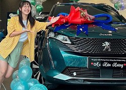 Nữ YouTuber Hậu Hoàng tậu "xế hộp" Peugeot 5008 bạc tỷ