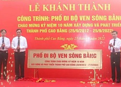 Thành phố Cao Bằng khánh thành phố đi bộ ven sông Bằng