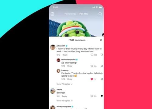 TikTok tung ra nút dislike nhận xét cho tất cả người dùng
