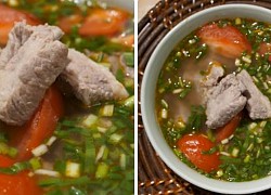 Cách làm món canh sườn nấu sấu chua dịu mát đổi gió cho bữa cơm gia đình