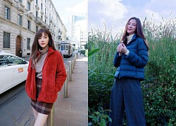"Ngọc nữ Thái Lan" Baifern phối đồ đông đơn giản mà vẫn đẹp