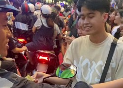 Shipper bị bom 12 ly trà sữa được mọi người đi xem countdown mua sạch