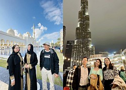 Loạt khoảnh khắc gia đình Kha Ly vi vu sang chảnh ở Dubai dịp đầu năm