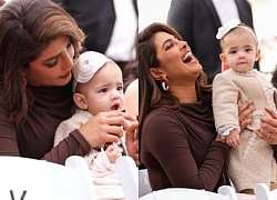 Con gái Hoa hậu Priyanka Chopra lần đầu lộ diện trước công chúng