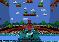 Game thủ tạo game Super Mario Bros 3D trong Minecraft mà không dùng mod, thậm chí có thể chơi được