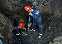 Vụ bé trai rơi xuống trụ bê tông: Lực lượng công binh phối hợp đẩy nhanh tiến độ cứu hộ, cứu nạn