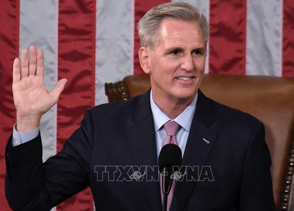 Những cam kết đầu tiên của tân Chủ tịch Hạ viện Mỹ Kevin McCarthy