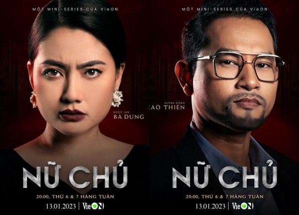 'Nữ chủ' tung bộ poster nhân vật khiến khán giả phát sốt vì chất như phim điện ảnh