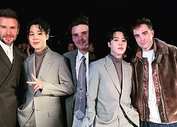 Còn ai chê visual Jimin (BTS) nữa: Đọ sắc cực gắt với bố con Beckham, chẳng kém cạnh Robert Pattinson ở Fashion Week