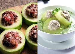 Canh bí đao nhồi thịt thanh ngọt chỉ nấu 15 phút là xong nhưng ai cũng phải gật gù vì quá ngon