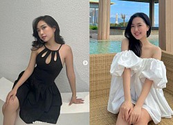 Vợ hot girl của Hà Đức Chinh ăn mặc quyến rũ khi đi cạnh chồng, đến phụ nữ còn ghen tị