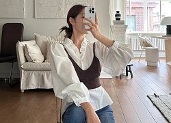 10 cách diện áo blouse tay bồng sang trọng, không bị 'sến'