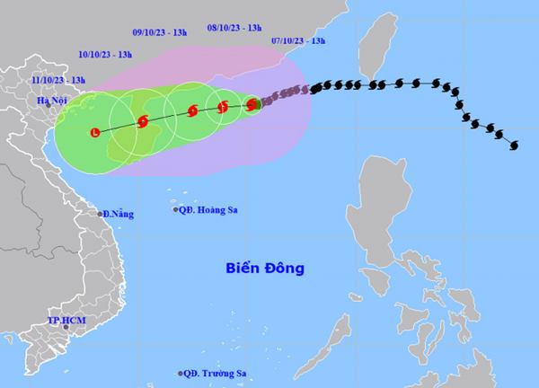 Bão số 4 hướng về Vịnh Bắc Bộ, diễn biến phức tạp