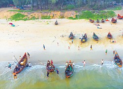 Bình minh trên làng chài Phú Hải