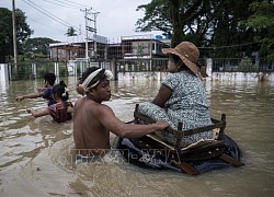 Lũ lụt tại Myanmar khiến hàng nghìn người phải di dời nơi ở