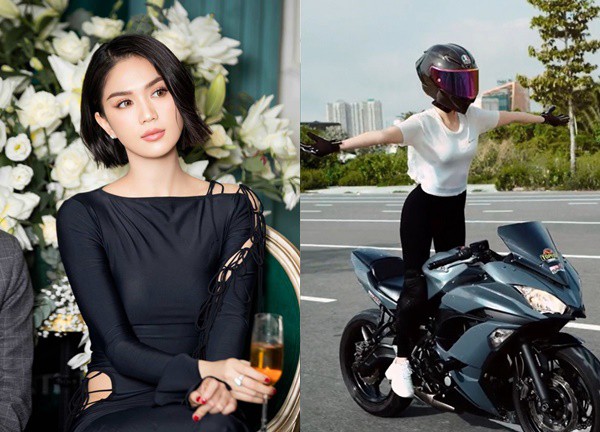 Ngọc Trinh tiếp tục hứng chỉ trích về thái độ thách thức sau khi bị Công an xử phạt vì lái moto buông 2 tay