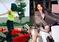 Ngọc Trinh &#8220;trơ mặt&#8221; thách thức dù bị xử phạt vì &#8220;làm xiếc&#8221; trên moto, liên lụy đến thầy dạy lái xe