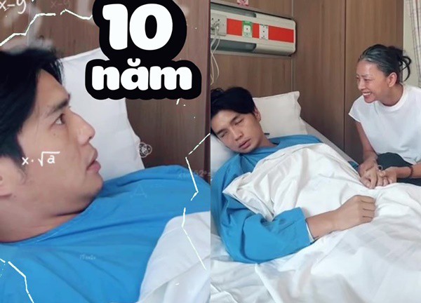 Sau vụ phấn mắt 17 triệu, Huy Trần tiếp tục bị Ngô Thanh Vân đưa vào "tiểu phẩm" khi vừa tỉnh lại sau ca mổ