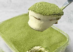 Cuối tuần mẹ làm bánh tiramisu trà xanh matcha đảm bảo bé yêu thích mê chén tì tì