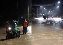 Lũ ngập sâu, chia cắt, Công an Quảng Nam hỗ trợ người dân ứng phó trong đêm