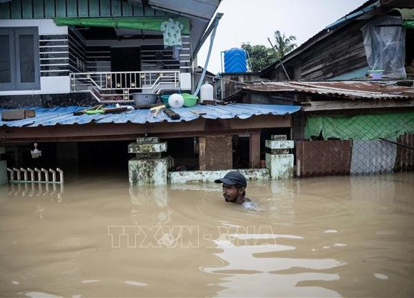 Myanmar đóng cửa hơn 200 trường học do lũ lụt