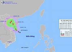 Áp thấp nhiệt đới cách Quảng Trị-Quảng Ngãi 170km, sắp mạnh thành bão