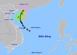 Bão số 5 giật cấp 10 trên Vịnh Bắc Bộ bất ngờ đổi hướng