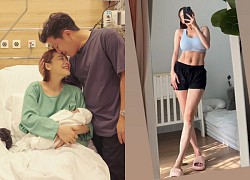 Bất ngờ hình ảnh Nhã Phương khoe cơ bụng sexy sau 2 tuần sinh con