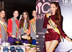 Dàn thí sinh Miss Grand International tại Huế: Lần đầu mặc áo bà ba đổ bánh xèo, Lê Hoàng Phương dừng bước phần thi này