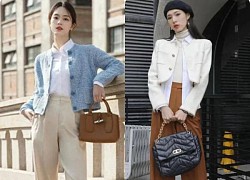 Áo khoác vải tweed và quần âu: Cứ chuyển mùa là phủ sóng style nàng công sở ngoài 30