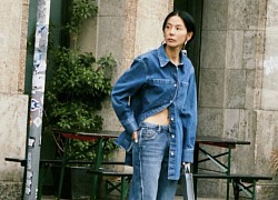 Cách những người nổi tiếng tận hưởng thời trang denim vào ngày lạnh