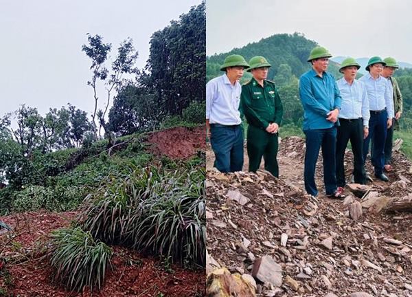 "Cưa ngọn" quả đồi để ngừa nguy cơ sạt lở ở khu dân cư