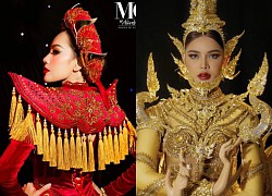 Lê Hoàng Phương &#8220;dập&#8221; tan nát &#8220;gà cưng&#8221; Mr. Nawat, dẫn đầu Top 10 bình chọn National Custume