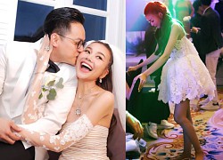 Thanh Hằng tung loạt ảnh đám cưới, CĐM xôn xao với ánh mắt chú rể, cô dâu bung nóc vứt bỏ hình tượng