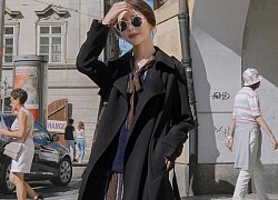 Trench coat vẫn là kiểu áo khoác 'bất bại' của mùa thu đông 2023