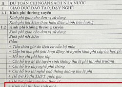 Xôn xao bảng chi 7 tỷ đồng cho 'kinh phí thi học sinh giỏi' của một trường THPT