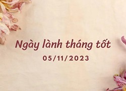 Xem ngày lành tháng tốt 5/11/2023: Đây là ngày xấu, không nên làm việc lớn