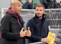 David Beckham căng thẳng với Thierry Henry vì...gói bim bim