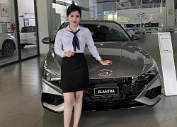 Người đẹp xứ Thanh khoe nhan sắc bên xe Hyundai