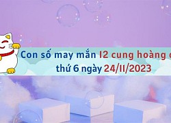 Con số may mắn hôm nay 12 cung hoàng đạo ngày 24/11/2023