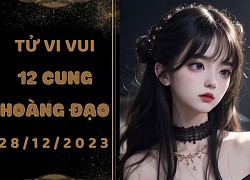 Tử vi vui 12 cung hoàng đạo thứ 5 ngày 28/12/2023: Kim Ngưu trẻ trâu, Cự Giải hiếu chiến