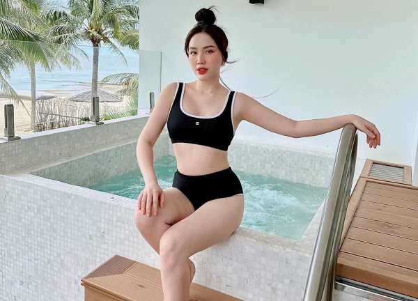 Lộ thân hình mũm mĩm khi mặc bikini, Bảo Thy có cách trả lời bất ngờ khi netizen nhận xét "mập"