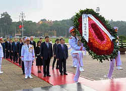 Tổng Bí thư, Chủ tịch Trung Quốc vào Lăng viếng Chủ tịch Hồ Chí Minh