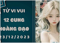 Tử vi thứ 7 ngày 23/12/2023 của 12 cung hoàng đạo: Bọ Cạp bị lợi dụng sự nhiệt huyết, Nhân Mã sự nghiệp thăng tiến thần tốc