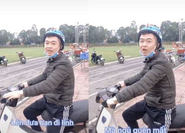 Tiễn bạn đi lính, thanh niên ngơ ngác vì đến không thấy một ai