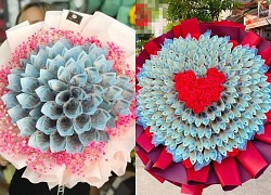 Bó hoa tiền trăm triệu độc lạ 'ngóng' đại gia ngày Valentine