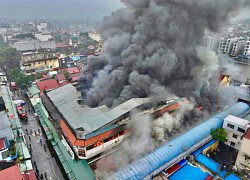 Hải Phòng xin chi viện từ Hải Dương, Thái Bình để chữa cháy chợ Tam Bạc