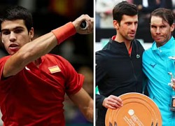 "Tuyệt chiêu" Alcaraz vứt đi khi gặp 2 đàn anh, Djokovic thêm kỉ lục khủng