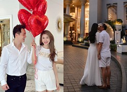 Hà Kiều Anh hôn chồng đại gia, Đăng Khôi tặng vợ dép 130 triệu đồng ngày Valentine